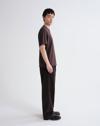 Men Asha Mock Neck Tee in Forge - Agolde