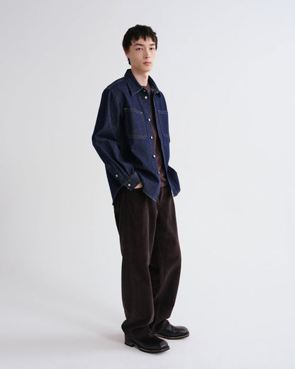 Men Fusion Jean Corduroy in Charcoal - Agolde
