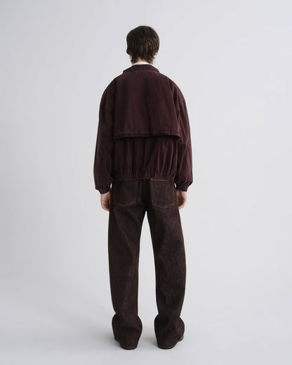 Men Marshall Windbreaker in Creased Puce - Agolde