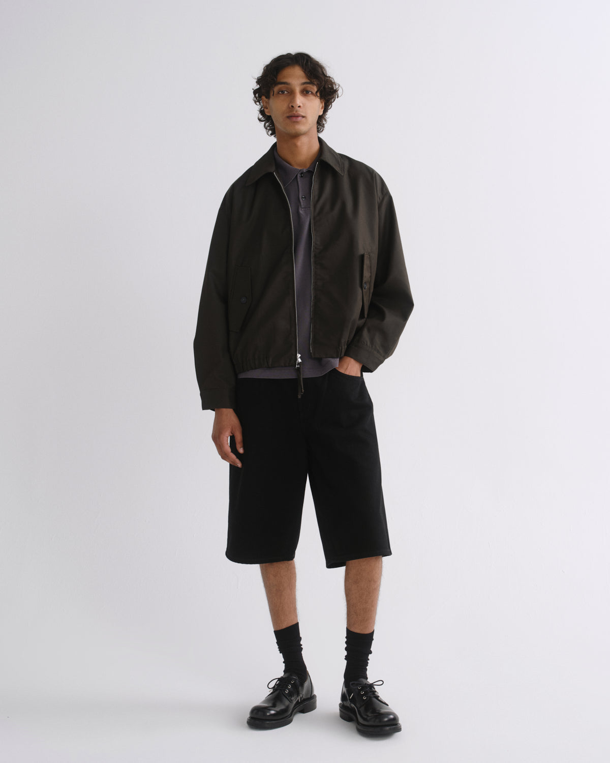 Men Fusion Skater Short in Curb - Agolde