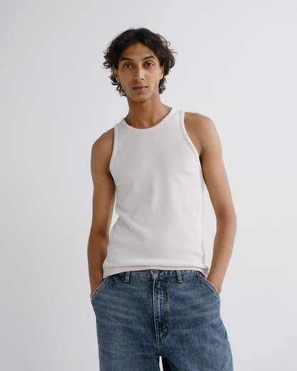 Men Viggo Tank in Powder - Agolde