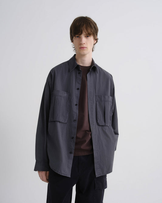 Men Clark Shirt in Wickam Grey - Agolde