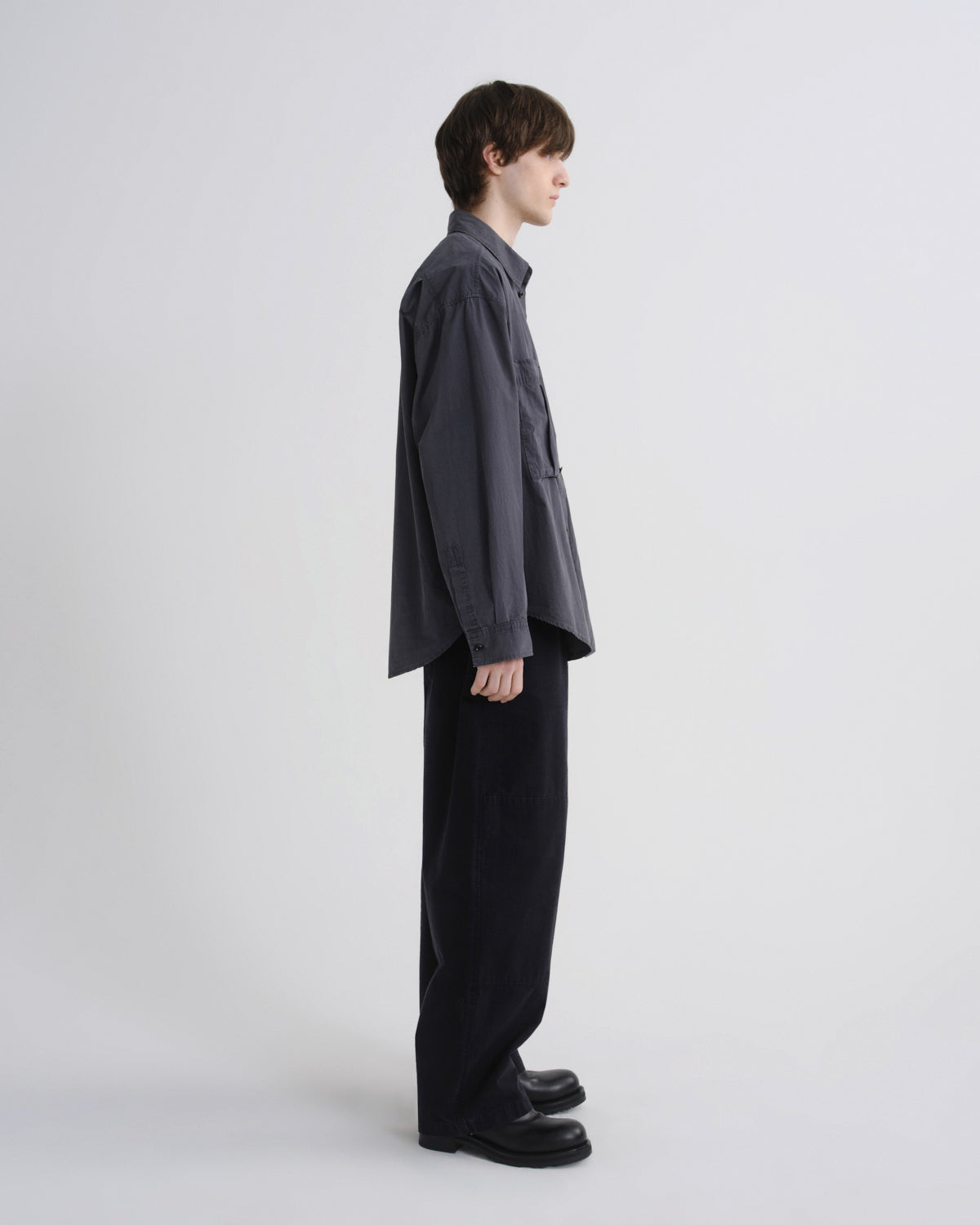 Men Clark Shirt in Wickam Grey - Agolde