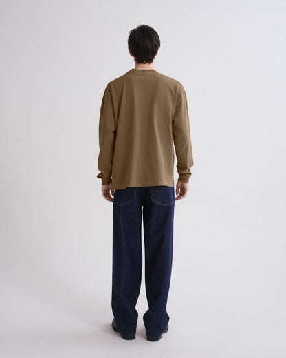 Men Lucan Heavyweight Long Sleeve Tee in Trail - Agolde