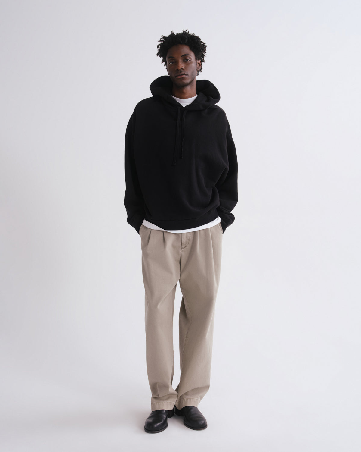 Men Salford Hoodie in Black - Agolde
