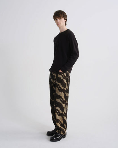 Men Payson Waffle Tee in Black - Agolde
