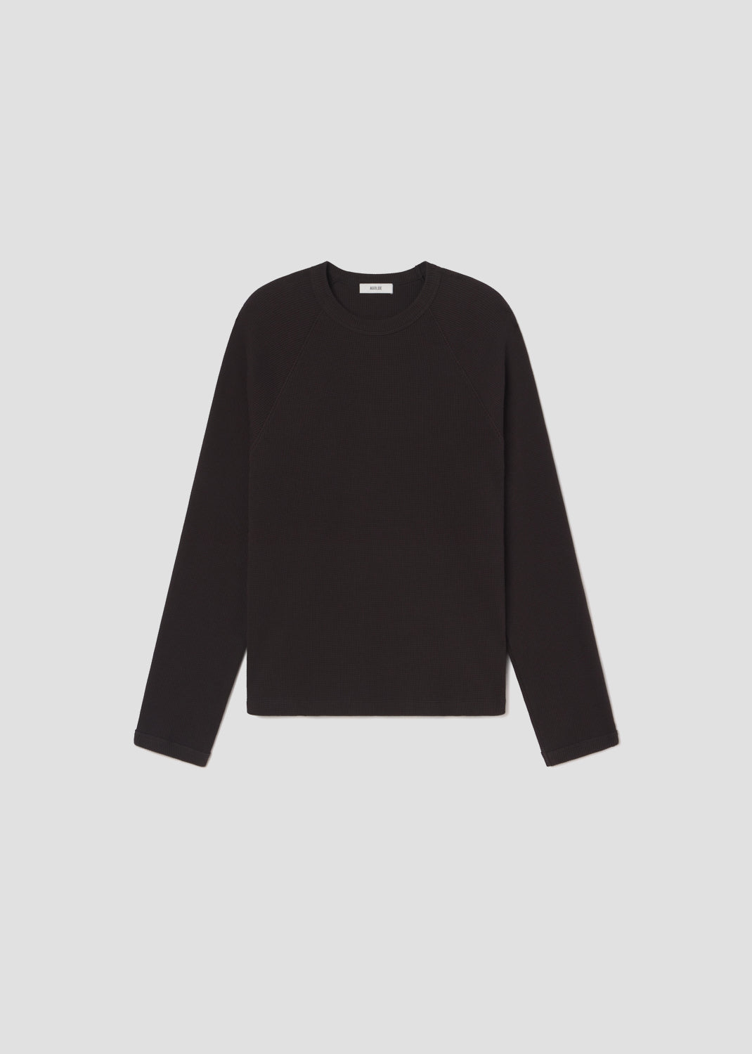 Men Payson Waffle Tee in Black - Agolde