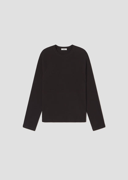 Men Payson Waffle Tee in Black - Agolde