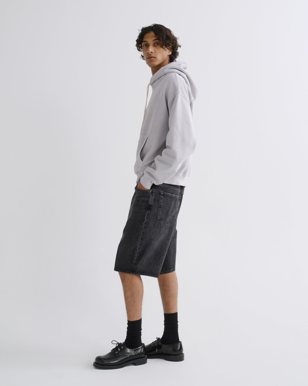 Men Boyce Hoodie in Primer - Agolde