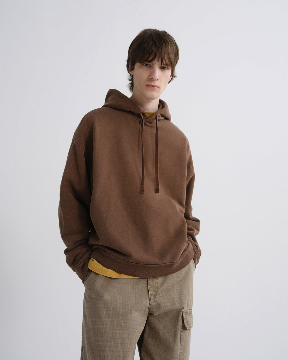 Men Salford Hoodie in Sumac - Agolde
