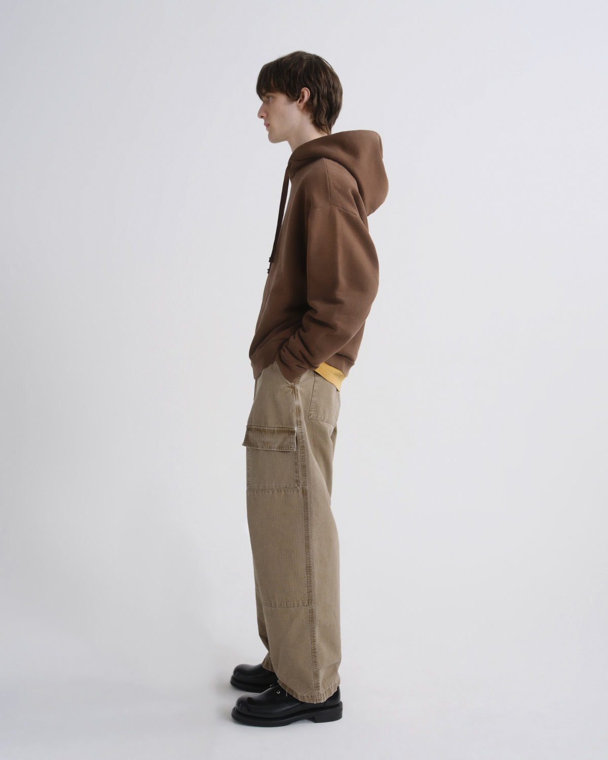 Men Salford Hoodie in Sumac - Agolde
