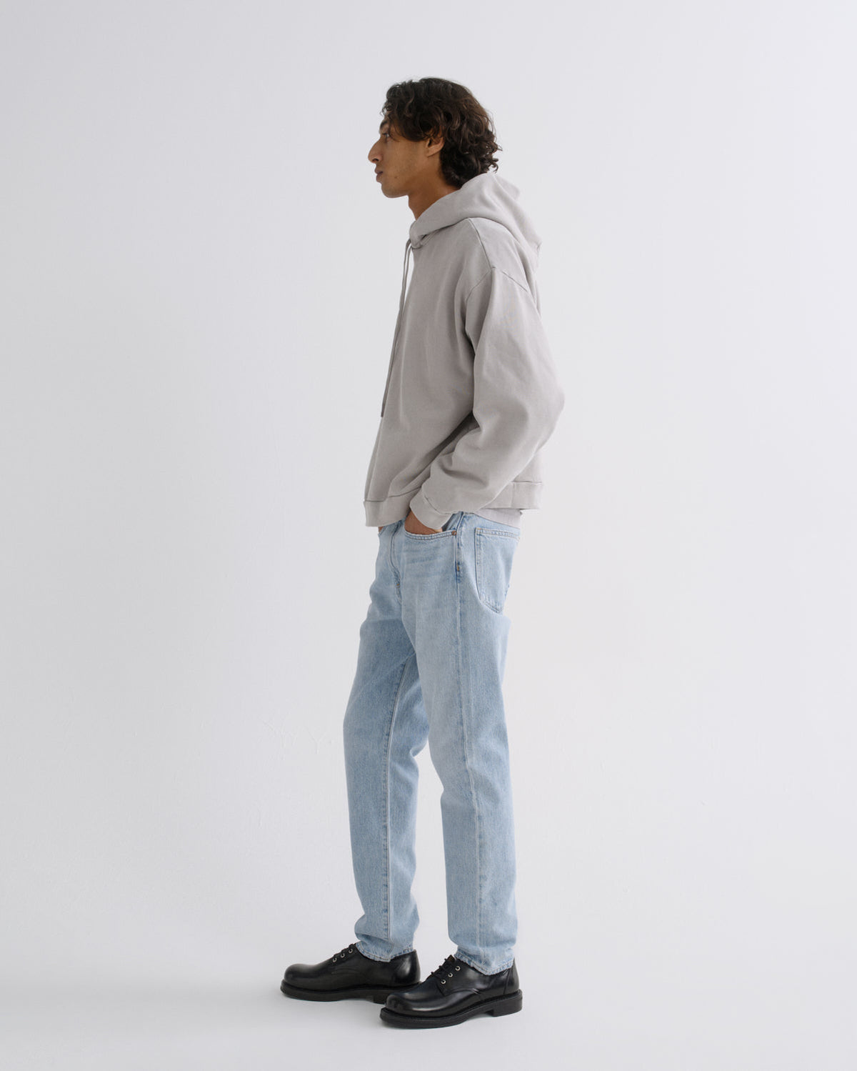 Men Salford Hoodie in Reflect - Agolde