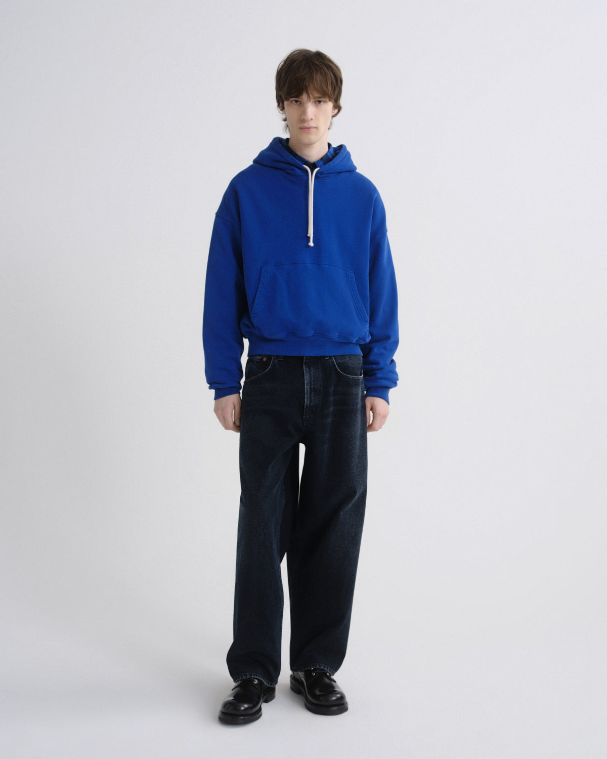 Men Boyce Hoodie in Cobalt - Agolde