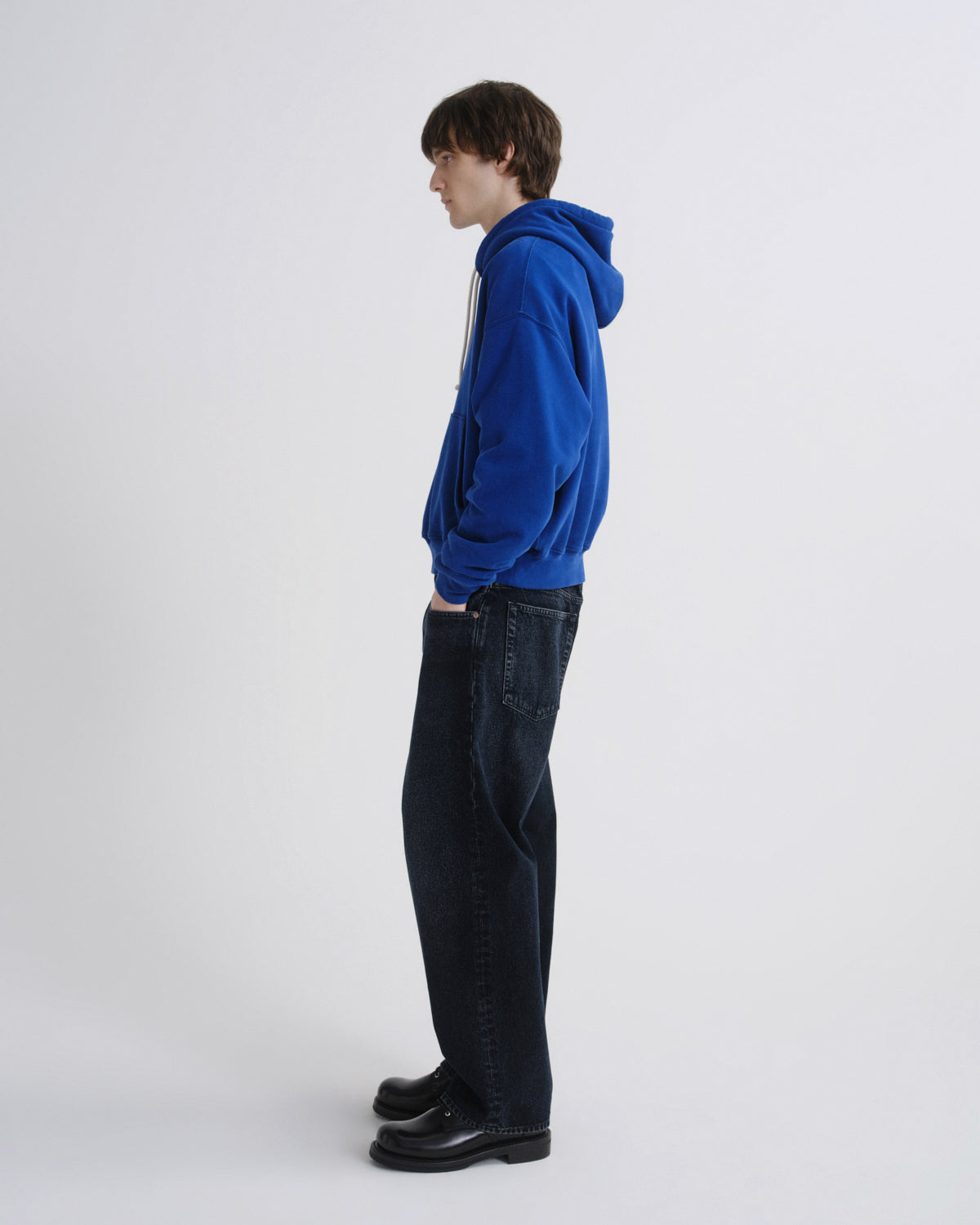Men Boyce Hoodie in Cobalt - Agolde