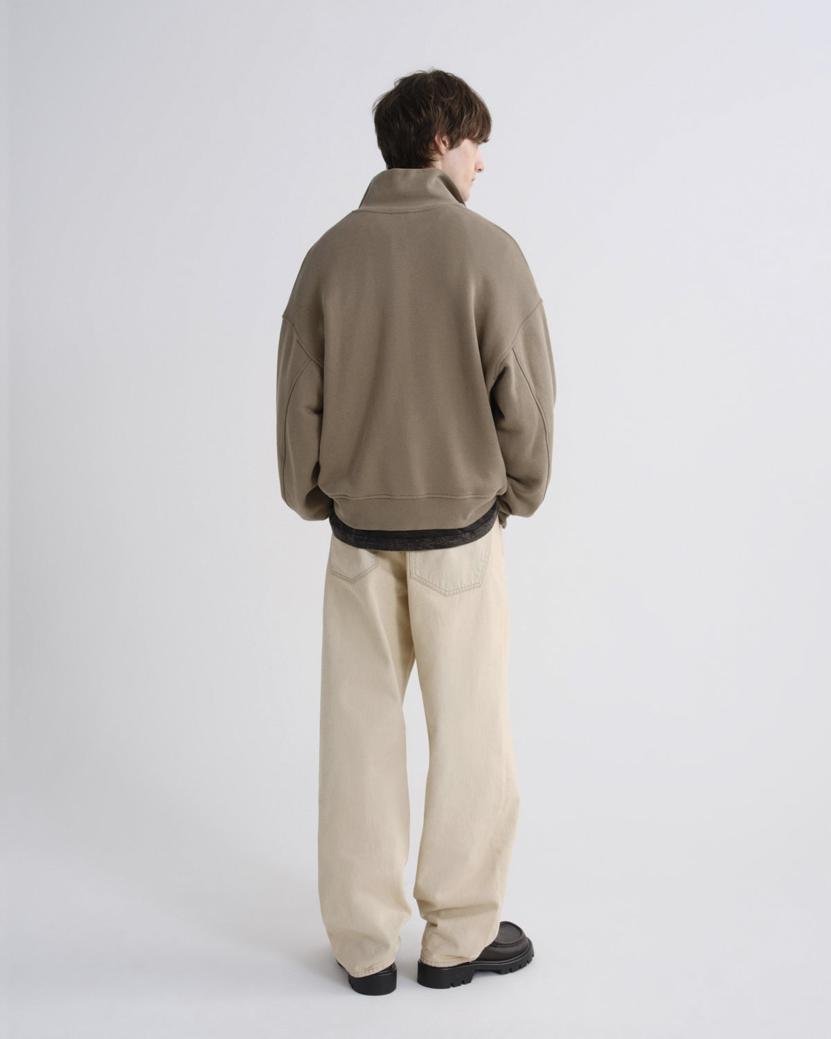 Men Pavillion Funnel Neck Sweatshirt in Trail - Agolde