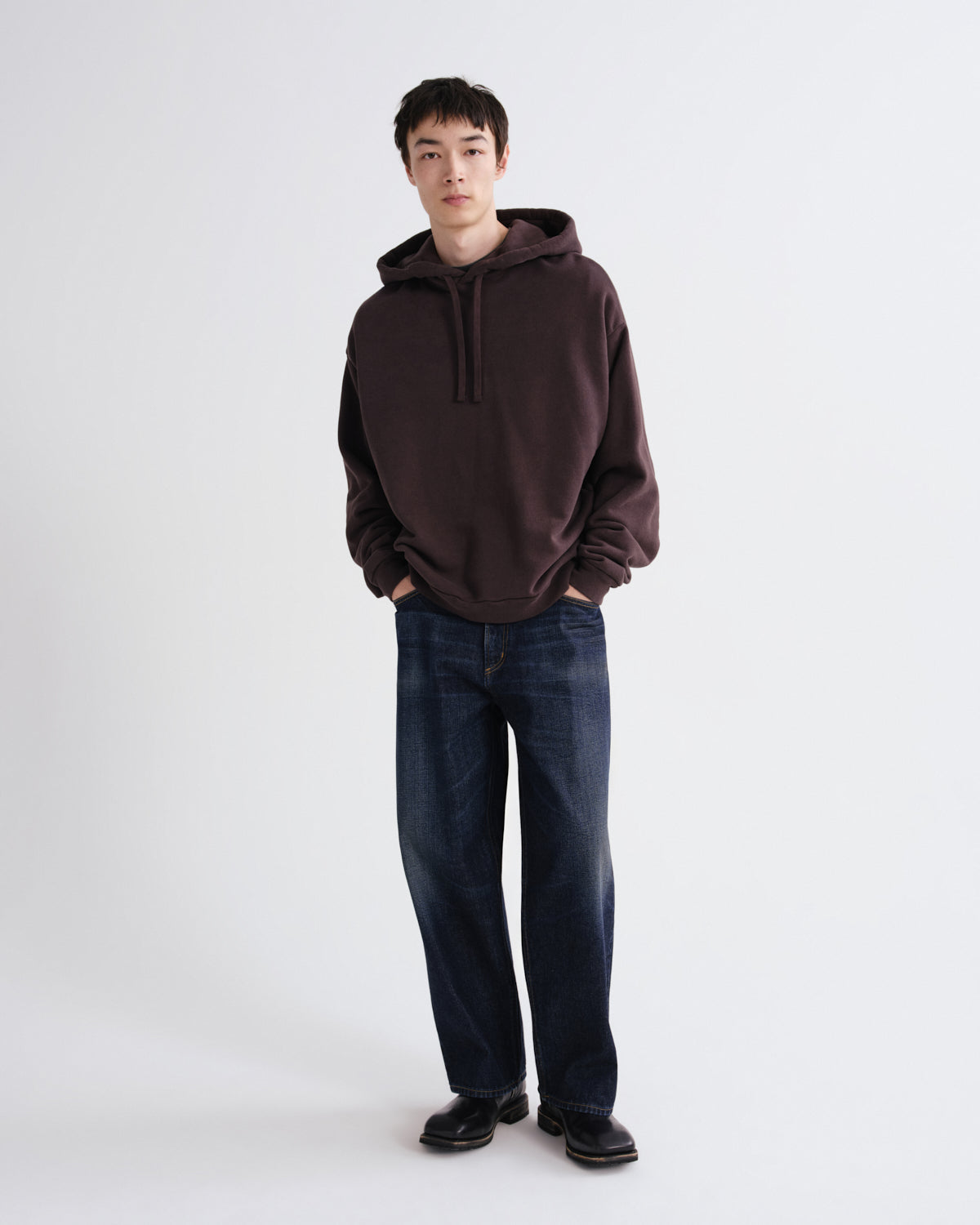 Men Salford Hoodie in Forge - Agolde