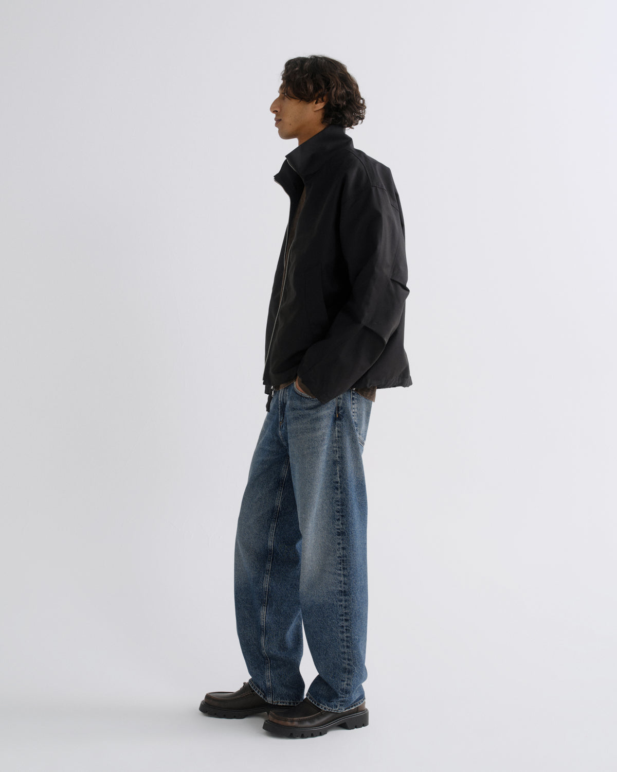 Men Laurie Jacket in Black - Agolde