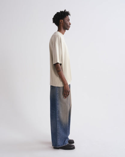 Men Bagley Jean Rounded Baggy in Left Field - Agolde