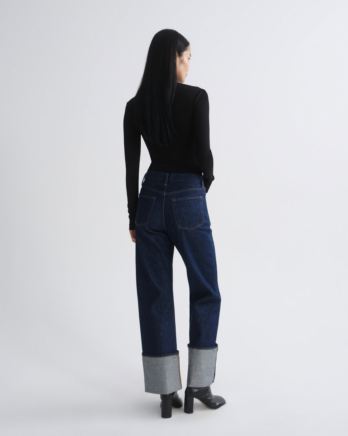 Women caryle turtleneck black - Agolde
