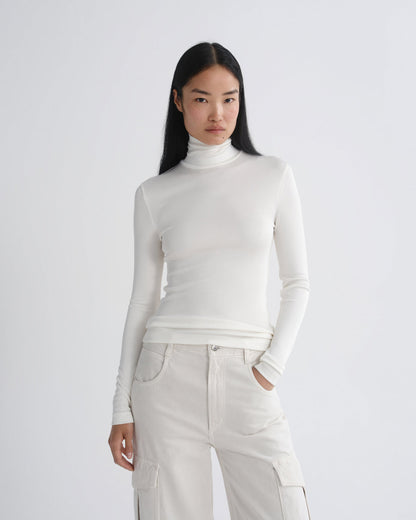 Women caryle turtleneck vapor - Agolde