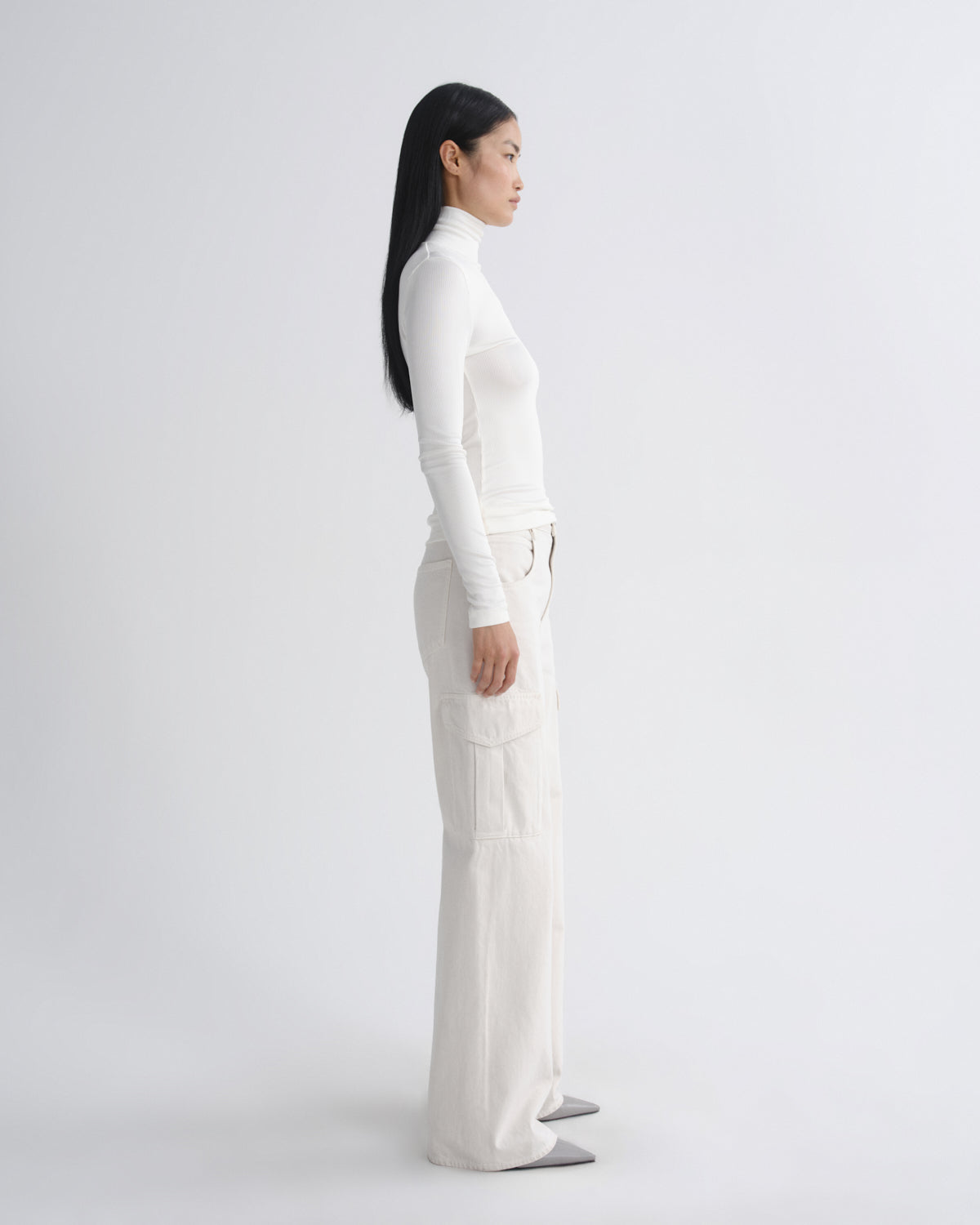 Women caryle turtleneck vapor - Agolde