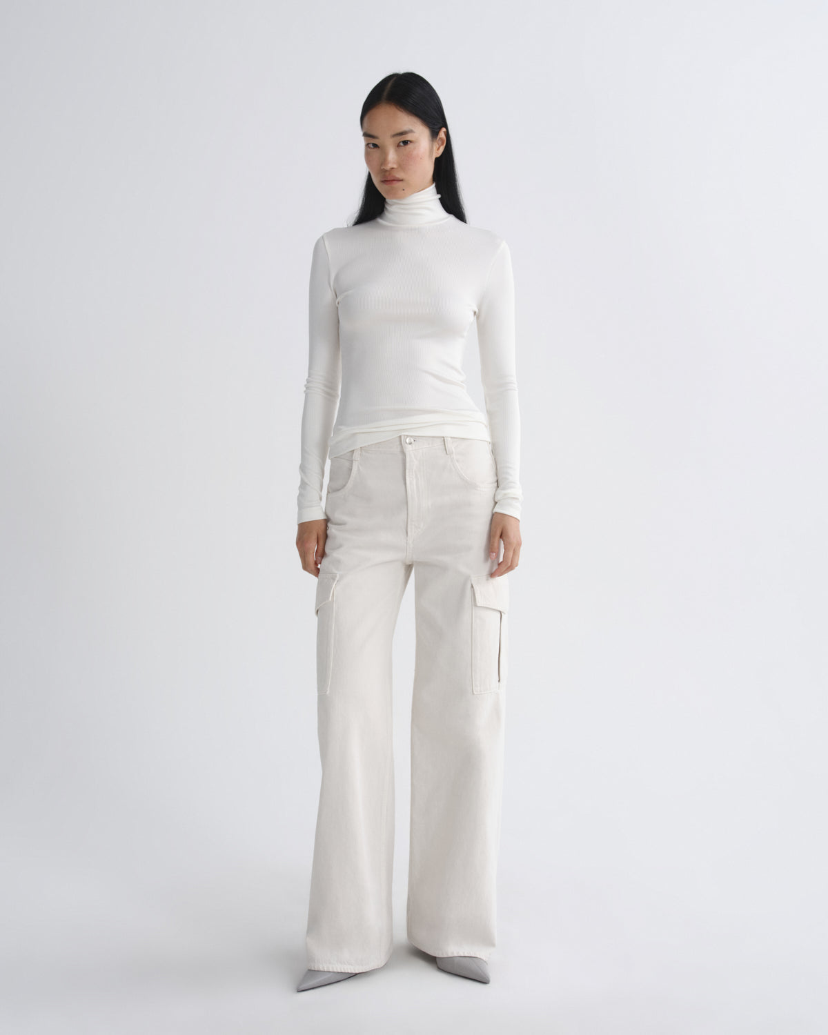 Women caryle turtleneck vapor - Agolde