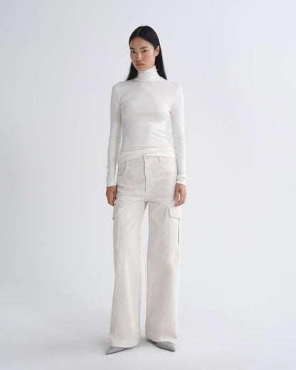Women caryle turtleneck vapor - Agolde