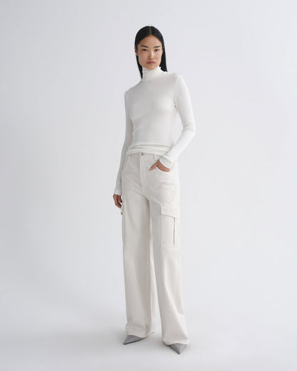 Women caryle turtleneck vapor - Agolde