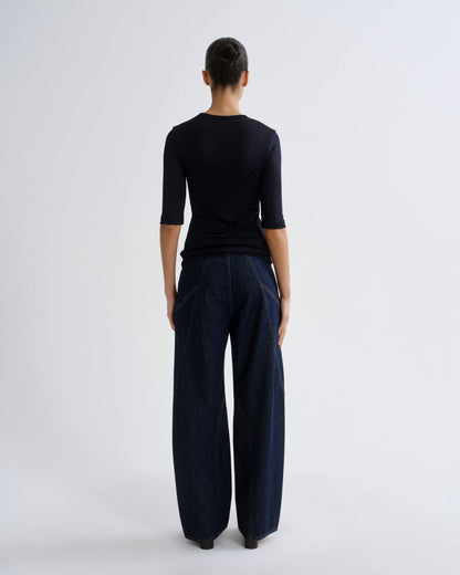 Women saige tee navy - Agolde
