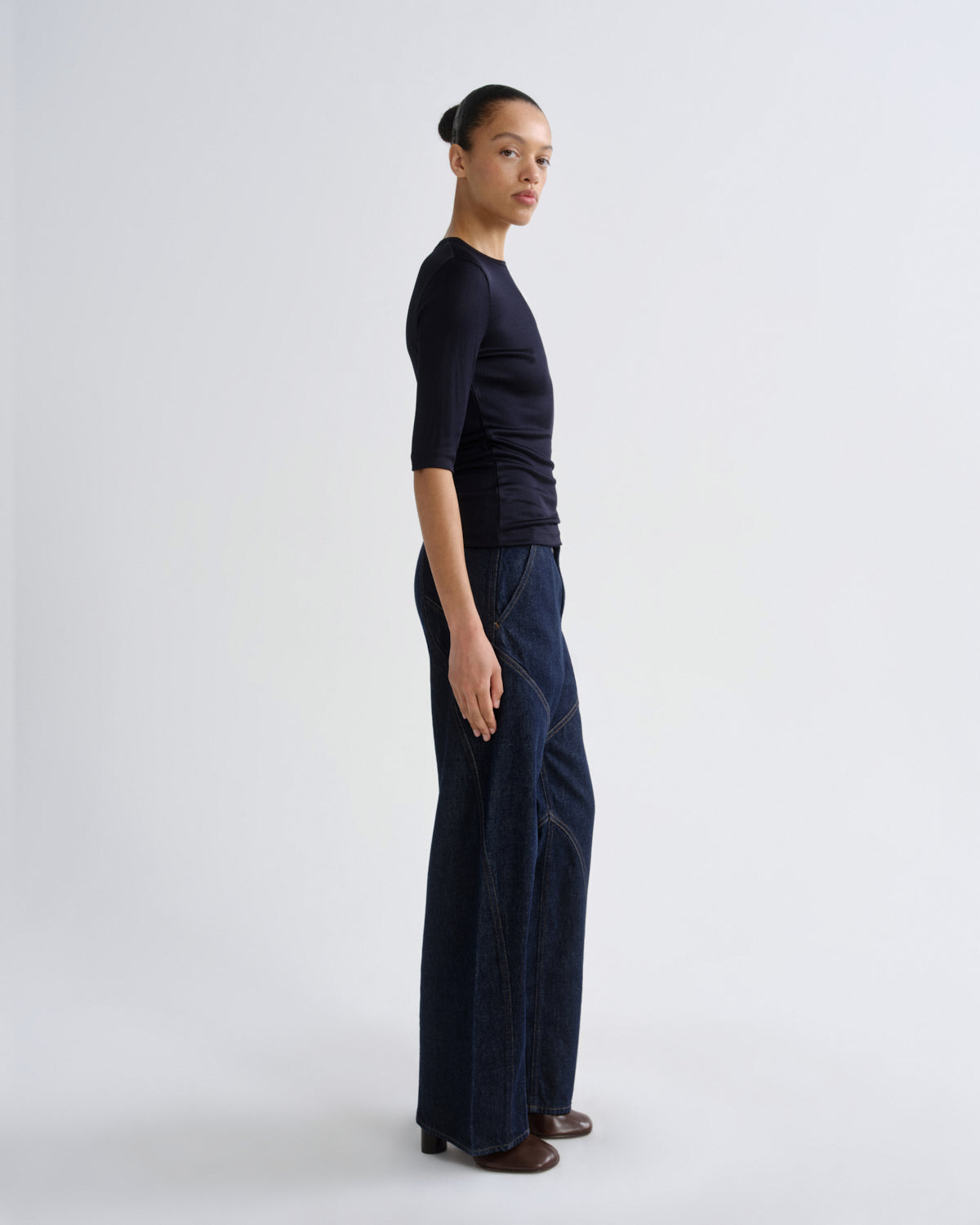 Women saige tee navy - Agolde