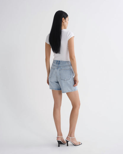 Women Dame Short High Rise Baggy in Convert - Agolde