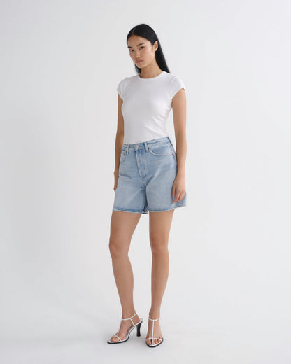 Women Dame Short High Rise Baggy in Convert - Agolde