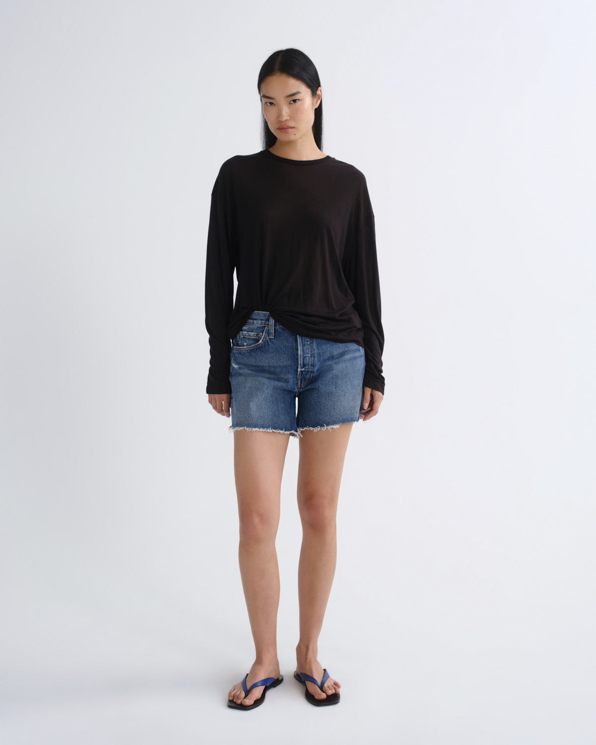 Women Parker Long Short in Upshot - Agolde