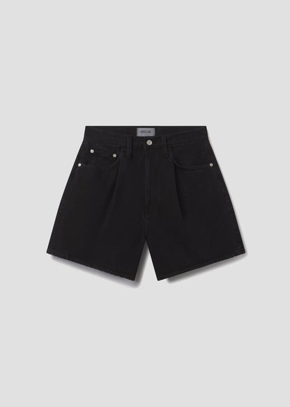 Women Rhoda Pleated A-Line Short in Holt - Agolde