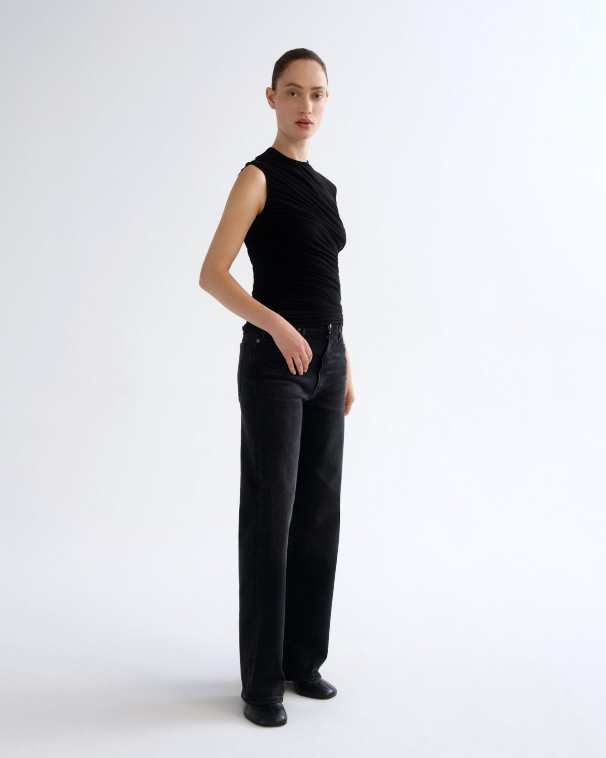 Women Harper Straight Jean (Weightless Stretch) in Hush - Agolde