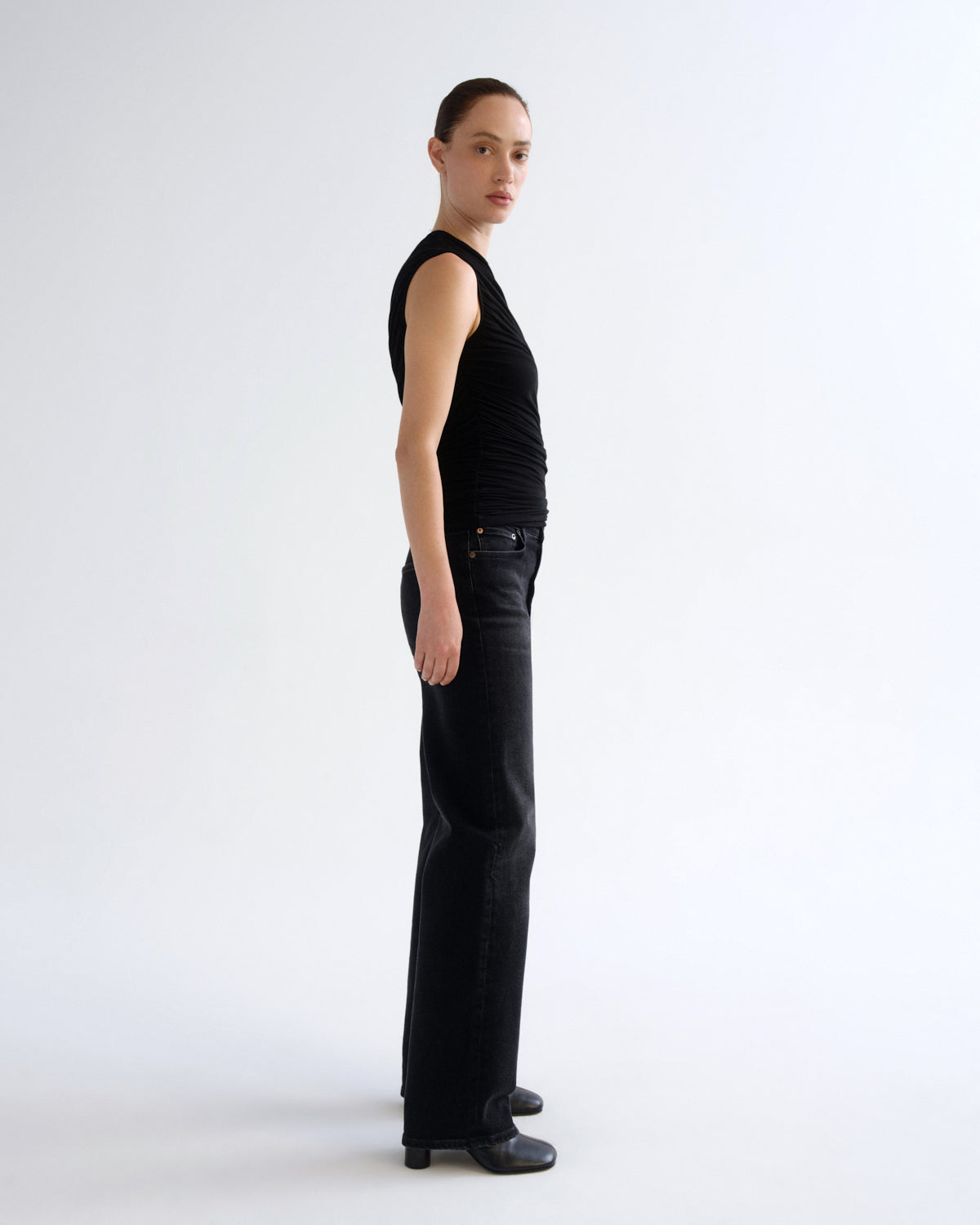 Women Harper Straight Jean (Weightless Stretch) in Hush - Agolde