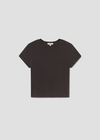 Women Long Line Adine Tee in Forge - Agolde