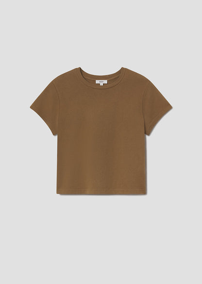 Women Adine Shrunken Tee in Hamoa - Agolde