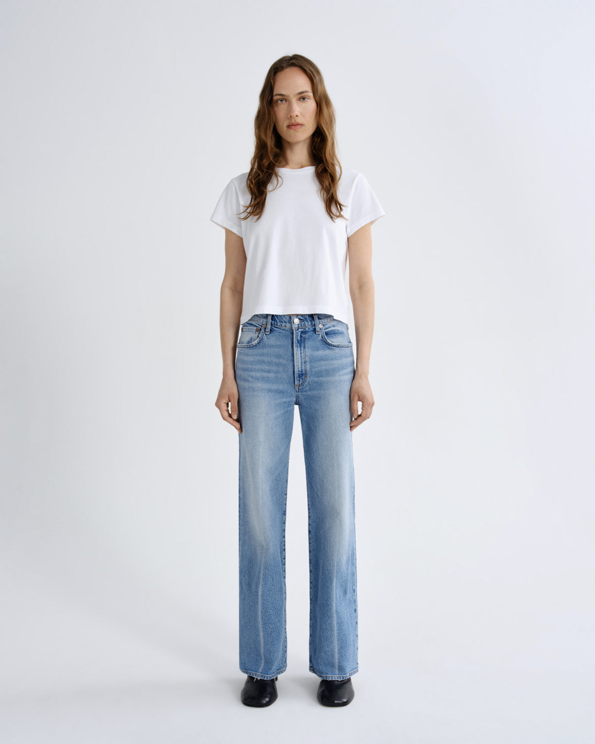 Women Harper Straight Jean Weightless Stretch in Outlook - Agolde
