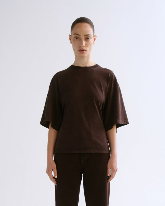 Women Theo T Shirt in Tone - Agolde