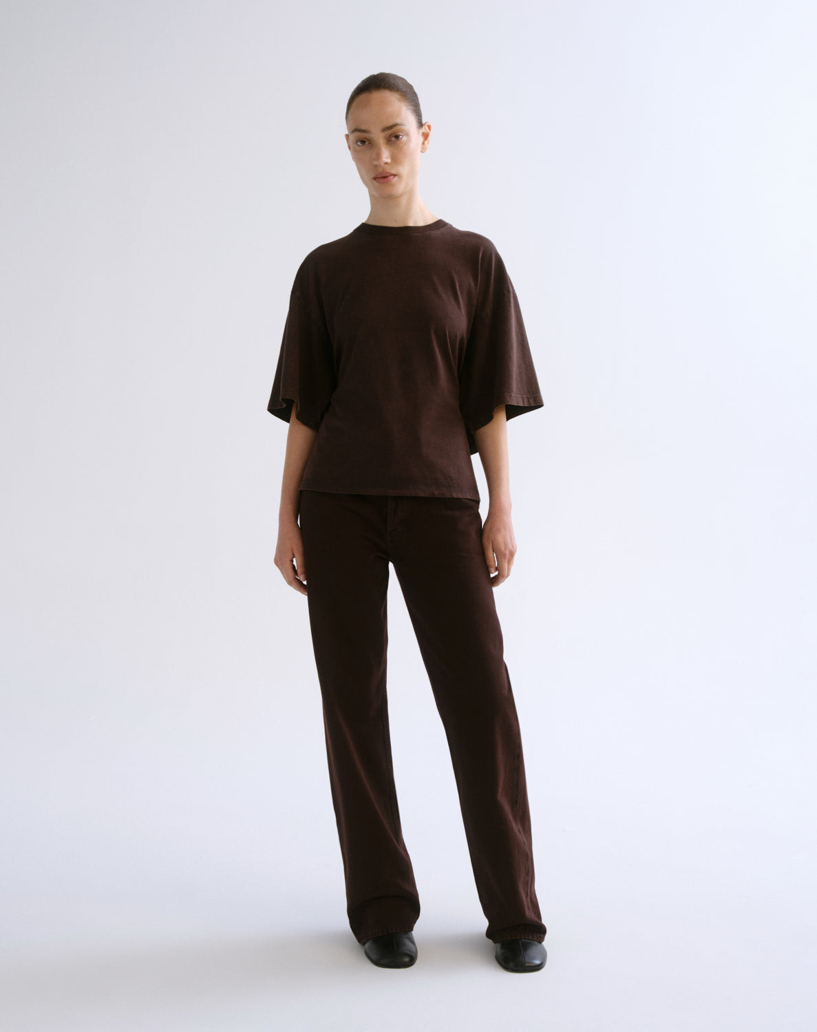 Women Theo T Shirt in Tone - Agolde