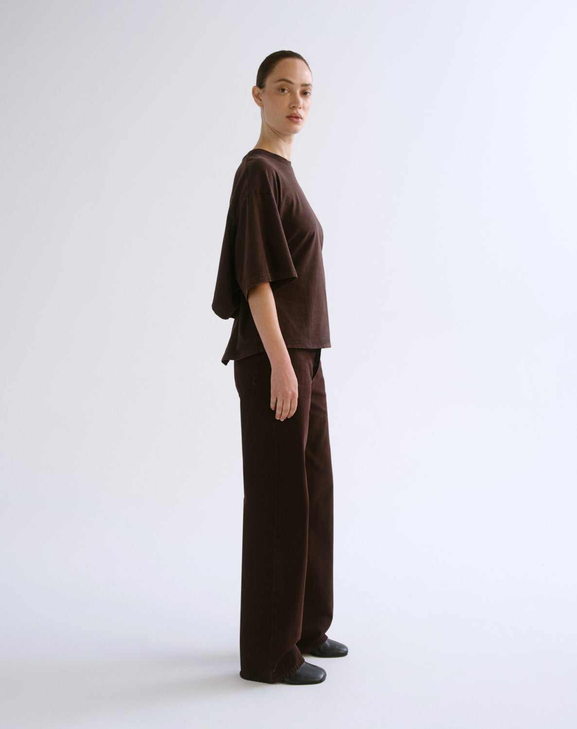 Women Theo T Shirt in Tone - Agolde