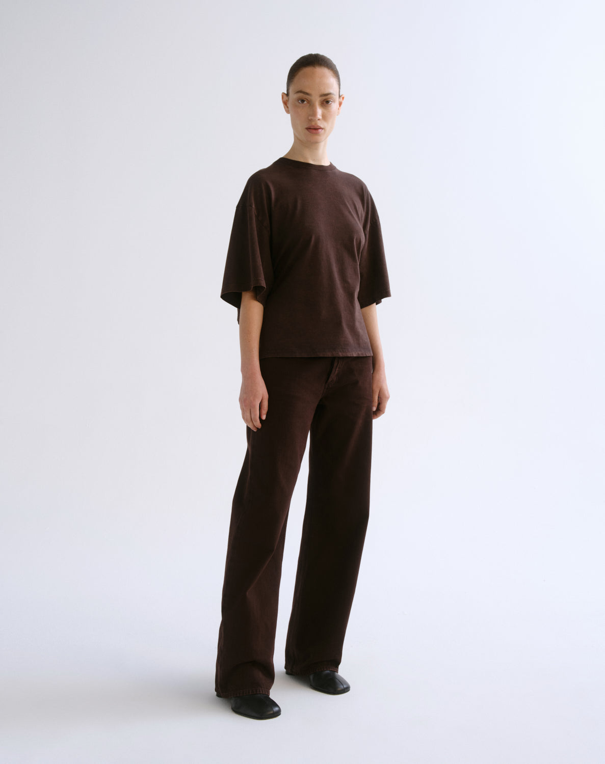 Women Theo T Shirt in Tone - Agolde