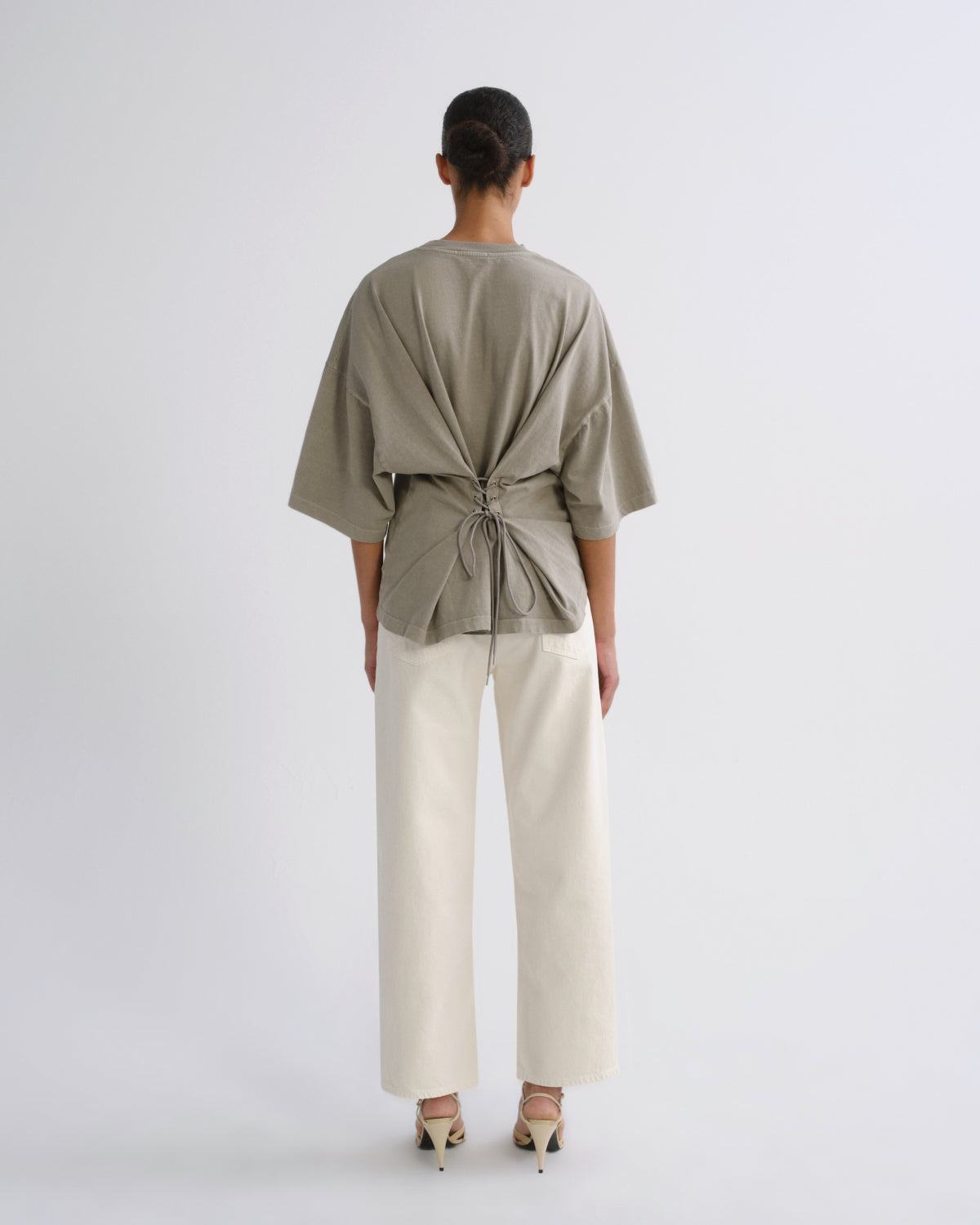 Women Ellery Tee in Drab - Agolde