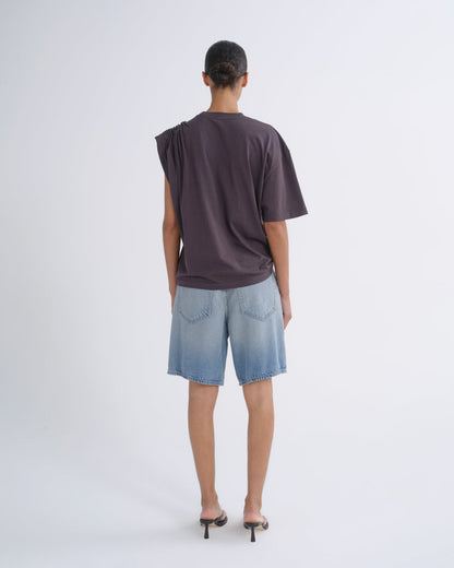 Women Roma T Shirt in Shade - Agolde