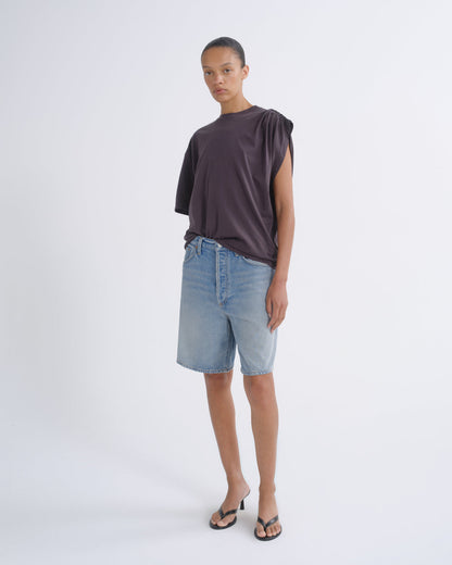 Women Roma T Shirt in Shade - Agolde