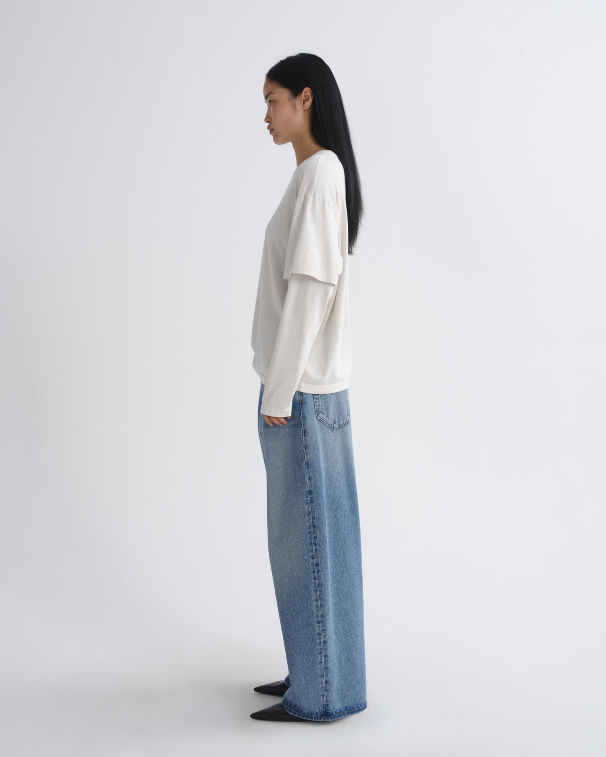 Women rounded baggy downplay - Agolde