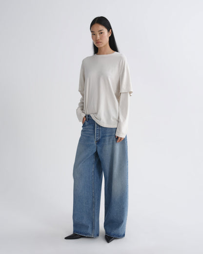 Women rounded baggy downplay - Agolde