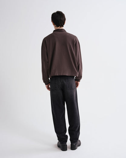 Men Darius Polo in Forge - Agolde