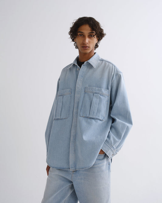 Men Clark Shirt in Premise - Agolde